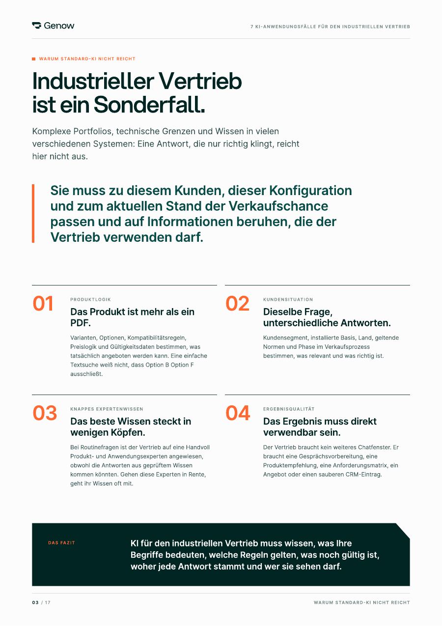 Seite 3: Warum der industrielle Vertrieb ein Sonderfall ist